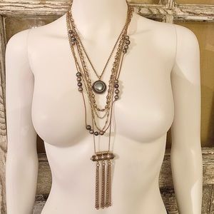 Unique Vintage Multi-Strand Necklace
